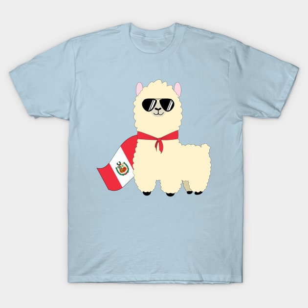 Peruvian Llama T-Shirt by bobbuel